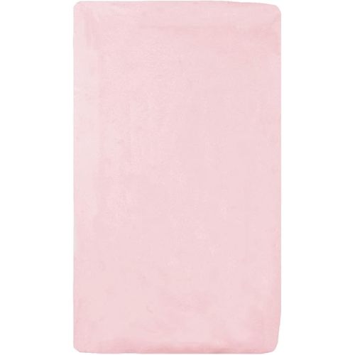 TL Care 100% Cotton Knit Fitted 18" x 36" Cradle/Bassinet Sheet - Compatible with Mika Micky Bassinet, Pink, Soft Breathable, for Girls