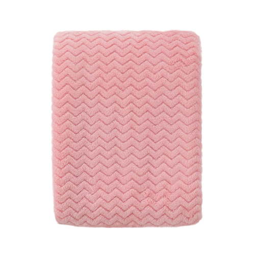 CREVENT 30''X40'' Cozy Fluffy Warm Fleece Infant Blanket for Girls & Boys Toddler Crib Cot Stroller - Pink