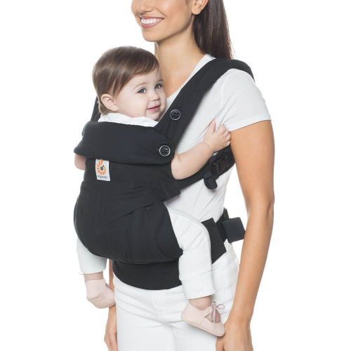 360 Cotton Baby Carrier - Pure Black