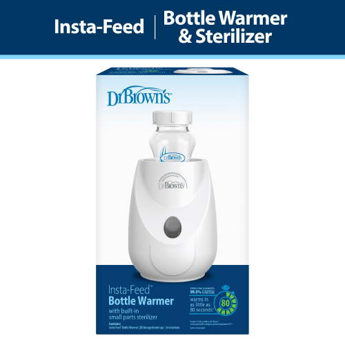 Dr. Brown's Insta-Feed Baby Bottle Warmer & Sterilizer for Baby Bottles and Baby Food Jars