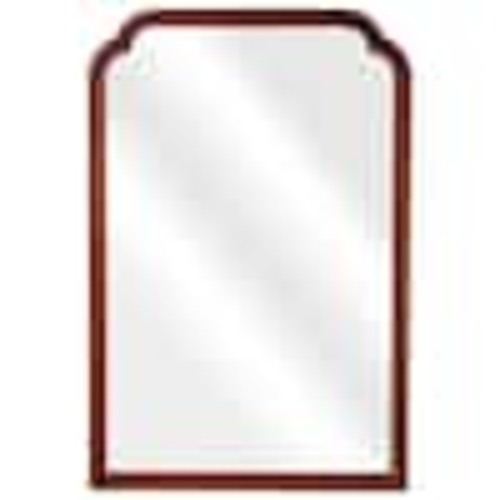 WallBeyond Farm Mirror-A 24 in. W x 36 in. H Rectangular Medium Dark Walnut Wood Finish Wall Mirror-French Country Natural Pine 345502C