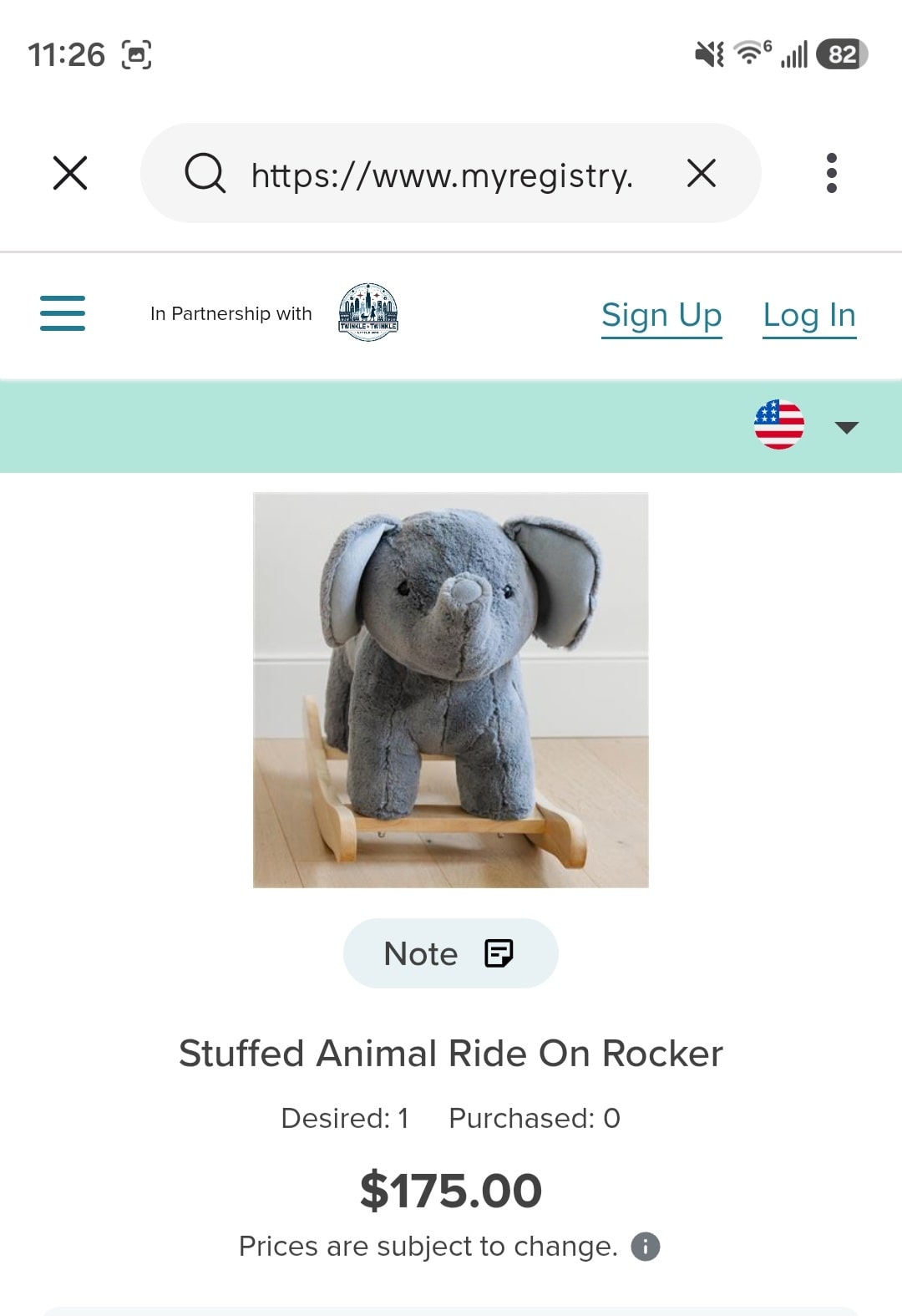 Stuffed Animal Ride On Rocker