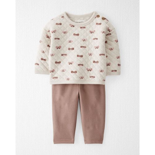 Baby 2-Piece Organic Cotton Butterfly Top and Pant Set - Little Planet | Carter's