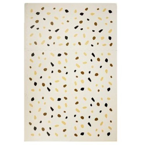 Hakuna Matte: Stylish Baby Play Mat: Confetti & White Design - 72x48'