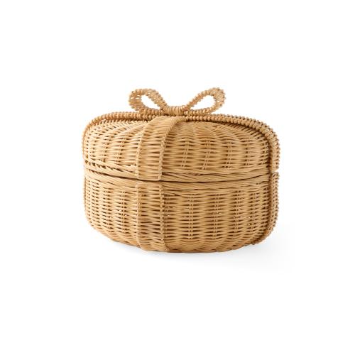 Petite Wicker Bow Box