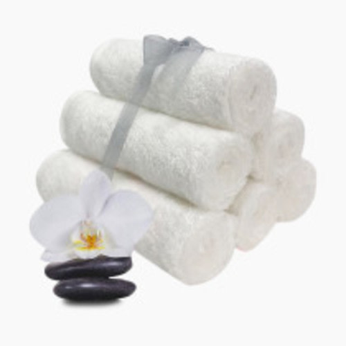 KeaBabies Deluxe Baby Bamboo Viscose Washcloths (6 Pack) - Soft White, 6
