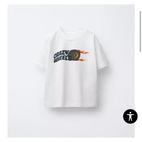 CAR PRINT T-SHIRT - Oyster-white | ZARA United States