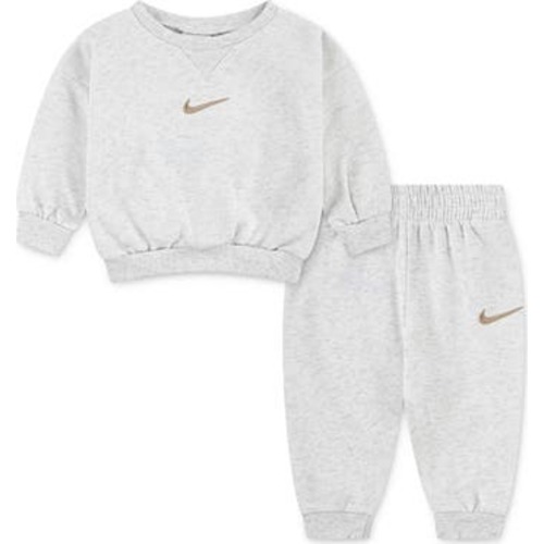 Essential Fleece Crewneck Sweatshirt & Joggers Set, 18M