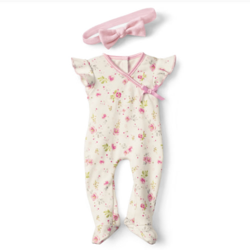 Beautiful Blooms Pajamas for Bitty Baby Dolls