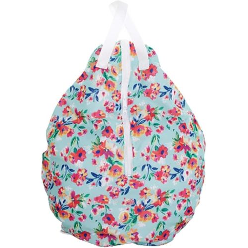 Hanging Wet Bag (Aqua Floral)