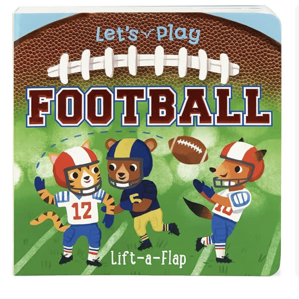 Let's Play Football! A Lift-a-Flap Board Book for Babies and Toddlers, Ages 1-4 (Chunky Lift-A-Flap Board Book)