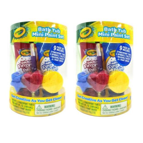 Crayola Multipack of Mini-Bath Paint Set - Trial Size - 2ct