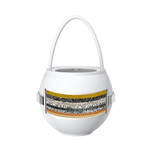 Bath Water Filter for Tub Faucet with Overflow,2,500 Gallons of Filtration,Remove contaminants,Chlorineand Fluoride,Hard Water Softener,Enhances The Health of Skin,Hair,Nails(Premium Version)