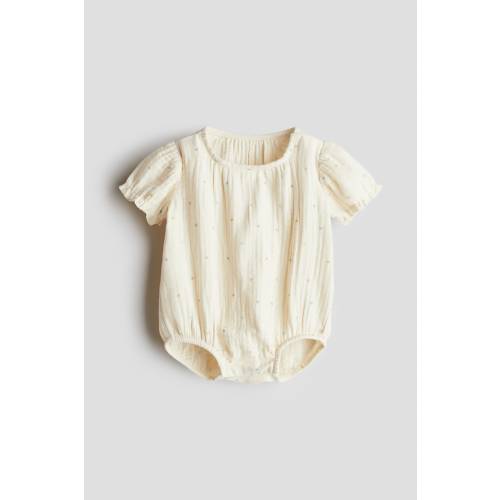 COTTON MUSLIN ROMPER SUIT