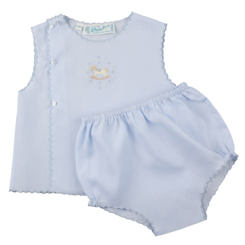 Baby Boys Blue and White Diaper Set | Newborn Diaper Set | Feltman Brothers