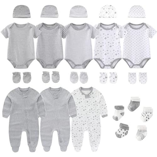 New Born Baby Clothes and Newborn Boy Girl Essentials Accessories Layette Set