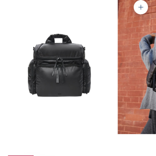 Caraa Baby Bag Nylon Medium in Black