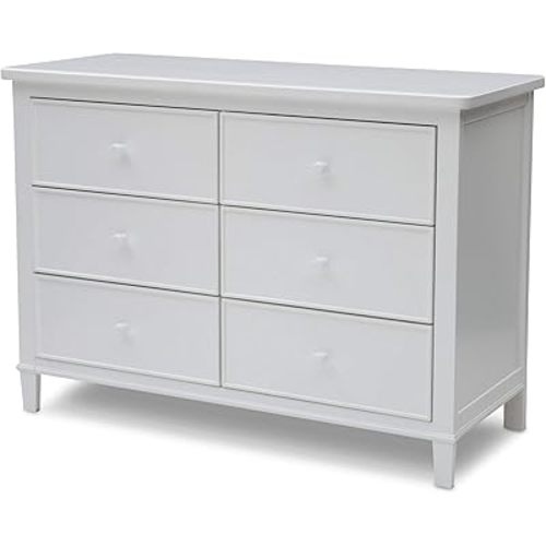 Delta Children Haven 6 Drawer Dresser, White