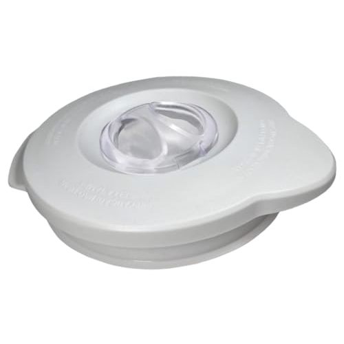 124462-000-805 Glass Blender Jar Lid Replacement 110404-000-805 Fits for Oster Blender Jars that Measure 5 1/2" at the Top -White