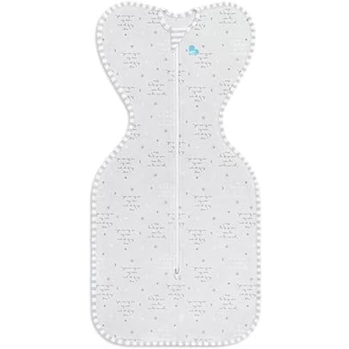 Love to Dream Swaddle, Baby Sleep Sack, Swaddle Up Self-Soothing Swaddles for Newborns, Get Longer Sleep, Snug Fit Helps Calm Startle Reflex, Lite 0.2 Tog Sleep Sack, 8-13 lbs, Gray