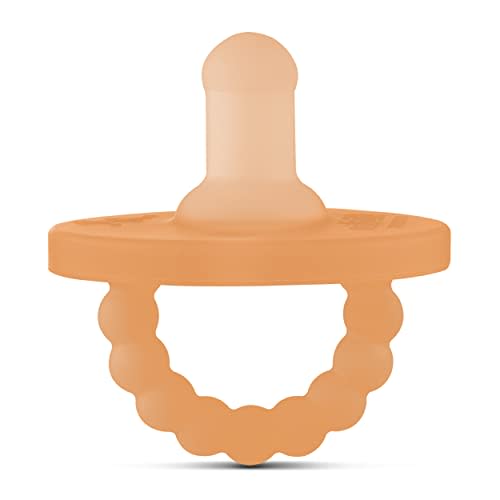 Ryan & Rose Cutie PAT Pacifier Teether (Stage 1, Clear Rubber)