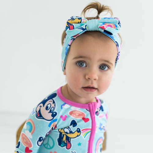Pink Disney Mickey's Clubhouse Luxe Bow Headband