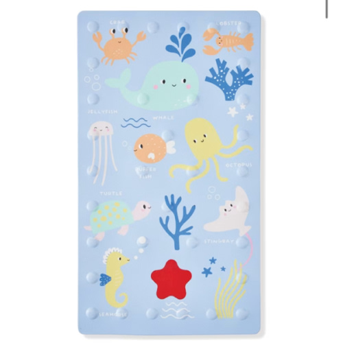 Bath Mat with Heat Indicator