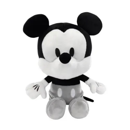 Disney Baby Mickey Mouse Black/White Plush Stuffed Animal Toy – Lambs & Ivy