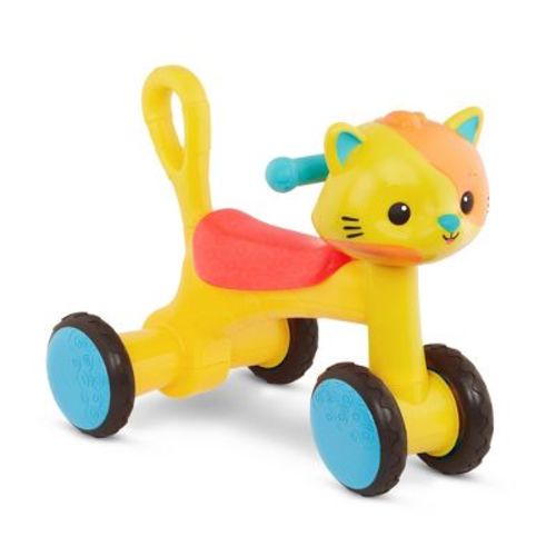 B. toys - Ride-On Toy - Riding Buddy - Cat: Pedal & Push Plastic, 50 lbs Capacity