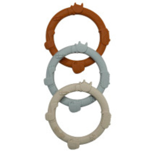 Loulou Lollipop Wild Teething Ring Set