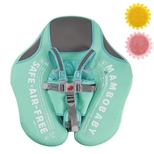 Non Inflatable Baby Pool Float Mambobaby Solid Swimming Float, No Flip Over Baby Floats for Infants Aged 3-24 Months