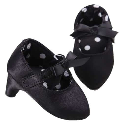 BYUSBAYA-Newborn Baby Girls Princess Shoes Bowknot Soft Sole Crib Shoes with High Heels Crib Baby Girl Photography Props