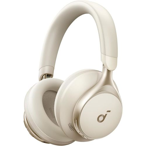 Soundcore by Anker, Space One, Active Noise Cancelling Headphones, 2X Stronger Voice Reduction, 40H ANC Playtime, App Control, LDAC Hi-Res Wireless Audio, Comfortable Fit, Clear Calls, Bluetooth 5.3