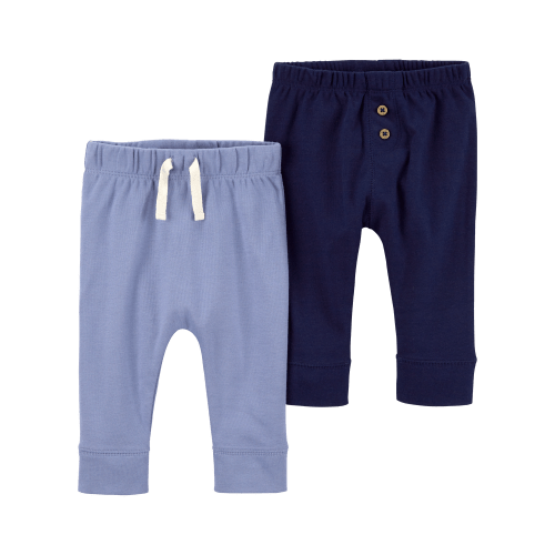 Baby 2-Pack Pull-On Cotton Pants - Carter's | Carter's