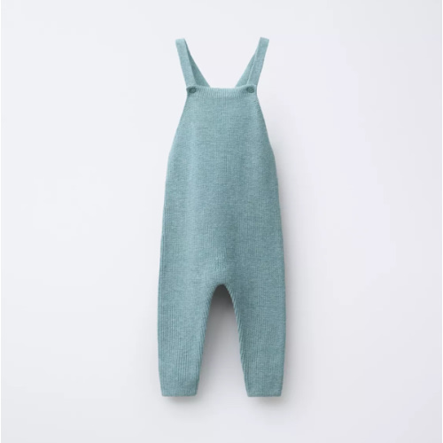 KNIT SUSPENDER OVERALLS - Green / Blue | ZARA United States