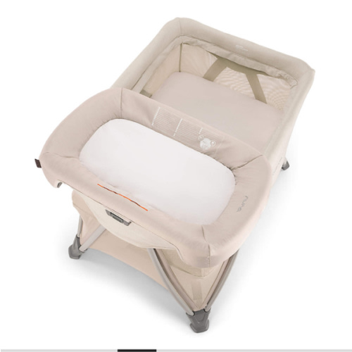 Nuna ® SENA ™ aire Biscotti Brown Baby Playard, Travel Crib and Changing Table