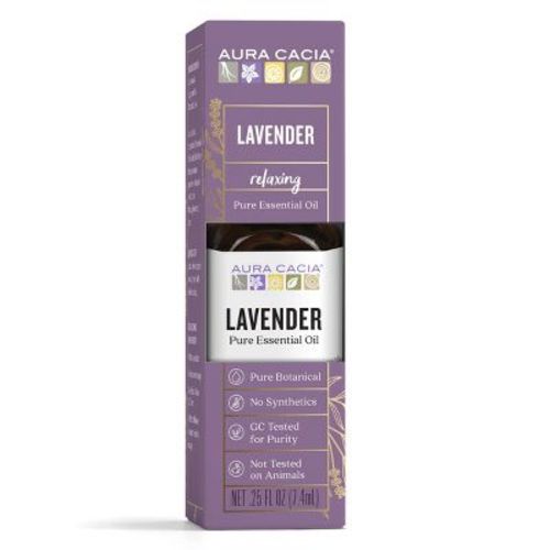 Lavender Essential Oil Single - Aura Cacia: Pure Aromatherapy, Relaxing Floral Scent, Gc/ms Tested