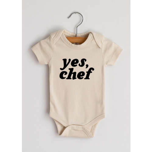 Yes, Chef Organic Onesie - Cream – Alice & Wonder