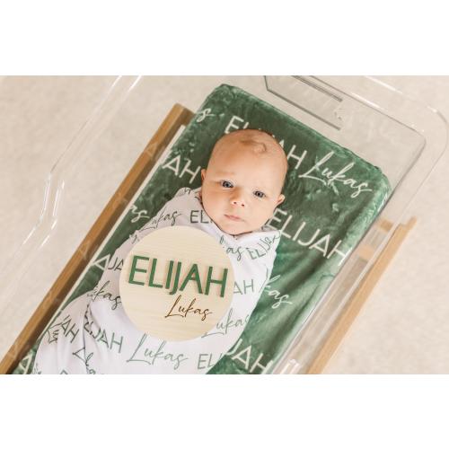 Newborn Name Blanket, baby name swaddle, first and middle name blanket, baby name swaddle, newborn swaddle and blanket, hospital blanket