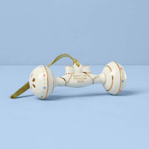 2026 Babys 1st Christmas Rattle Ornament