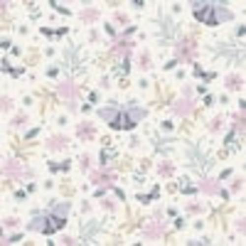 Chesapeake Multi-Colored Zev Butterfly Matte Paper Non-Pasted Wallpaper Roll 4060-58103