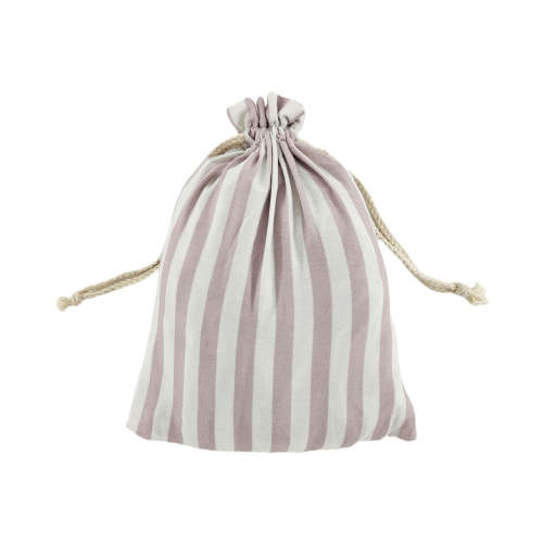 Blush Stripe Bamboo Crib Sheet