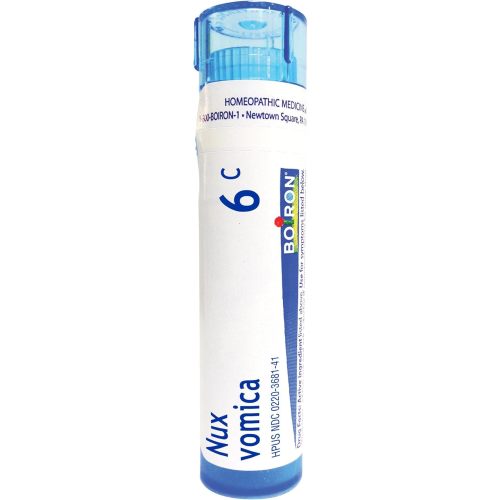 Boiron Nux Vomica 6C, 80 Pellets, Homeopathic Medicine for Relief
