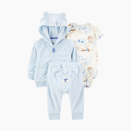 Carter's Little Jacket 3-Piece Set - Light Blue, 6 M