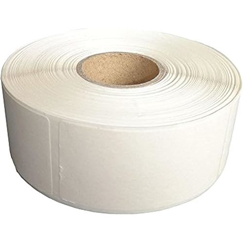 L LIKED Blank White 1 x 2 Inch Dissolvable Labels for Food Rotation Prep roll of 500 (1 Rolls)