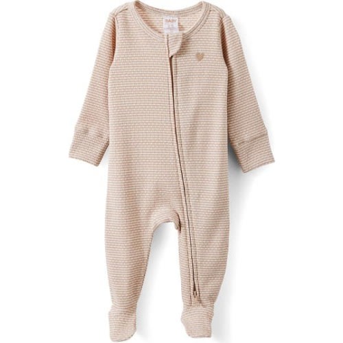 Organic Pointelle Zip All In One Romper, Newborn