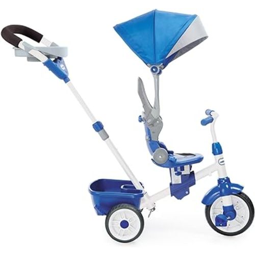 Amazon.com: Little Tikes Perfect Fit 4-in-1 Trike Ride On, Blue : Toys & Games