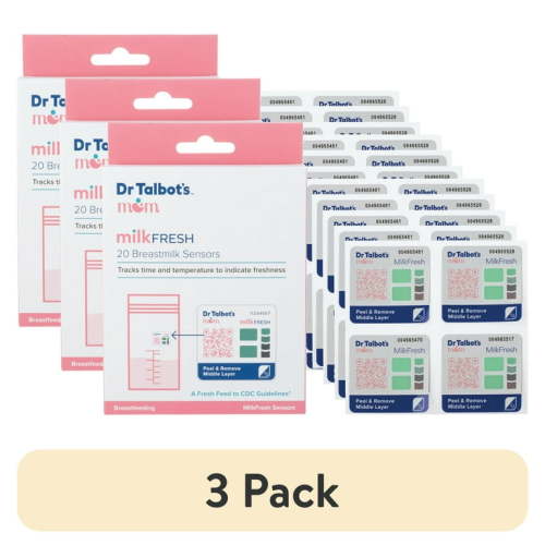 (3 pack) Dr. Talbot's Mom MilkFresh Breastmilk Freshness Sensors, 20 Count