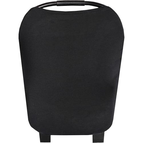 Copper Pearl Multi-Use Cover: Car Seat Covers, Nursing Cover, and Stroller Cover for Sun - Stretchy Fabric, All-Season Use, Stylish Designs, Easy Access for Moms - Midnight