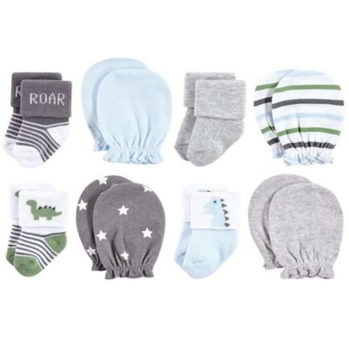 Hudson Baby Infant Boy Socks And Mittens Set, Dinosaur, 0-6 Months : Target